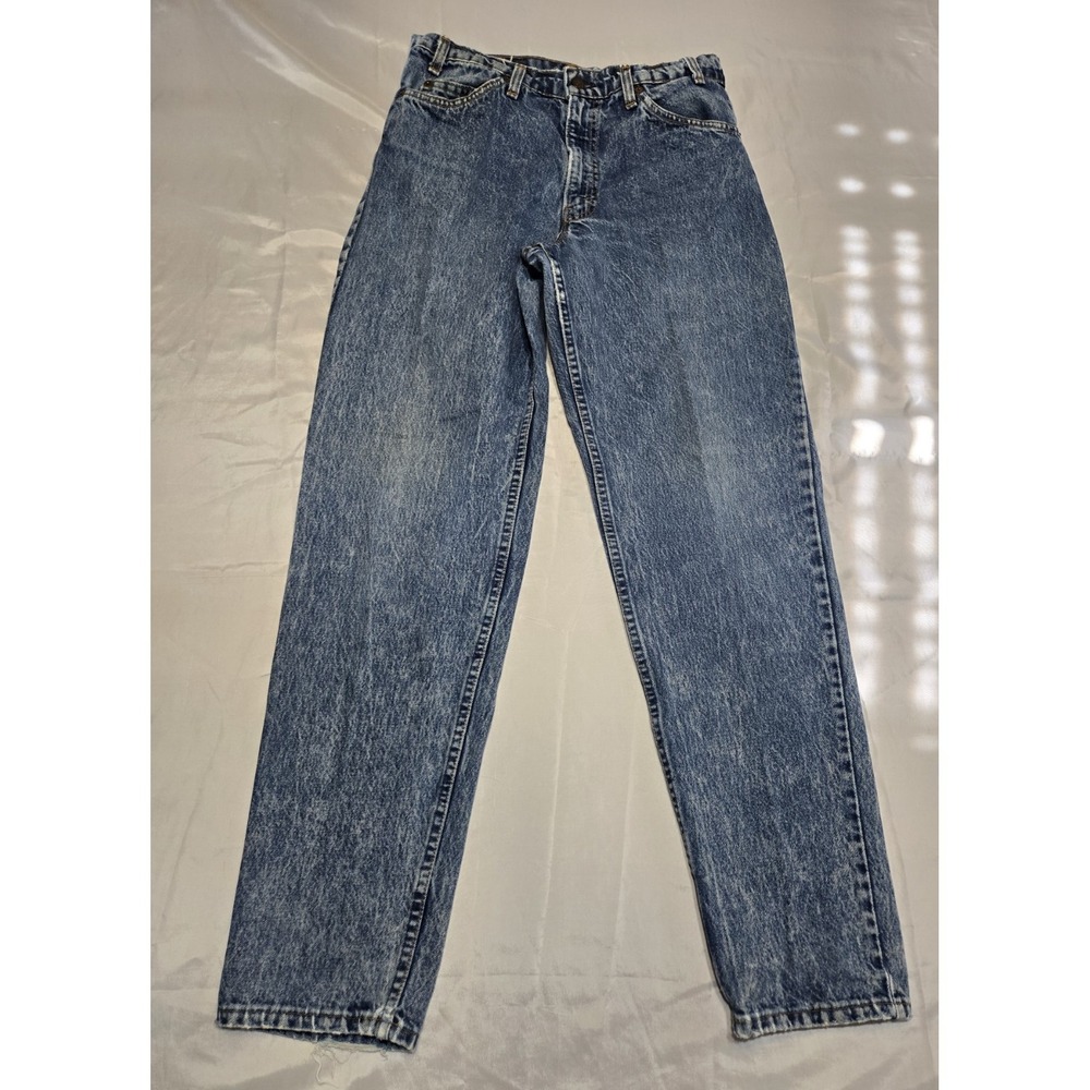 Vtg Levis 550 Orange Tab Jeans Made USA 33x32 Relaxed Fit 1998 Stonewash Denim